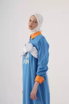 Толстовка с рукавами реглан и вышивкой Saks ALL DAY