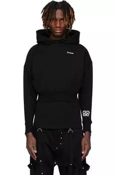 Толстовка с рукавами Teddy twins We11Done, черный