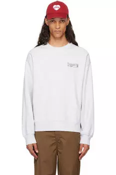 Толстовка с серым принтом Carhartt Work In Progress