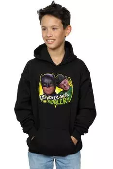 Толстовка с шуткой о Бэтмене из сериала «Загадочник» DC Comics, черный