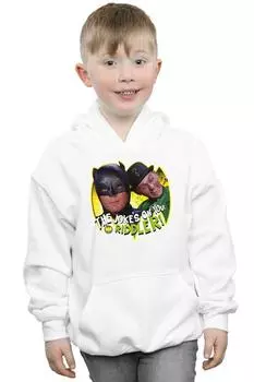 Толстовка с шуткой о Бэтмене из сериала «Загадочник» DC Comics, белый
