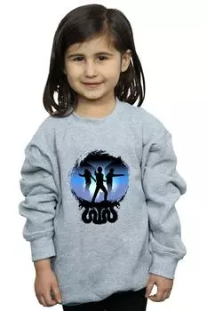 Толстовка с силуэтом атаки Harry Potter, серый