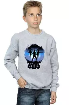 Толстовка с силуэтом атаки Harry Potter, серый