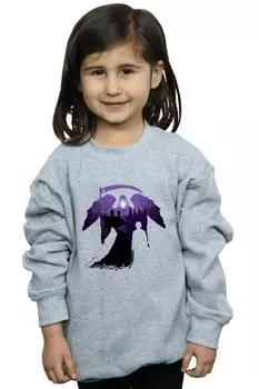 Толстовка с силуэтом кладбища Harry Potter, серый