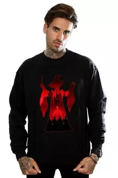 Толстовка с силуэтом Минервы МакГонагалл Harry Potter, черный