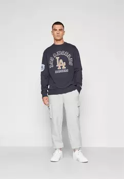 Толстовка с символикой MLB LOS ANGELES DODGERS WRLD SERIES CREW New Era, темно-синий