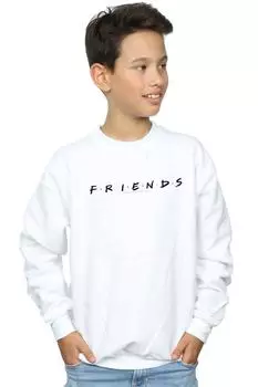 Толстовка с текстовым логотипом Friends, белый