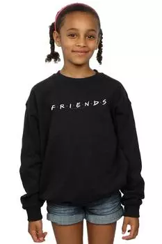 Толстовка с текстовым логотипом Friends, черный