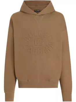 Толстовка с тиснением Dolce & Gabbana, коричневый