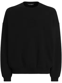 Толстовка с тиснением логотипа Dolce & Gabbana, черный