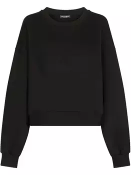 Толстовка с тисненым логотипом DOLCE & GABBANA, черный