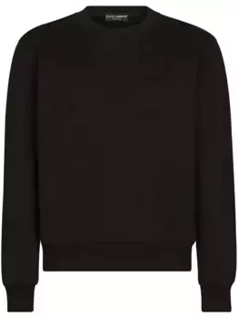 Толстовка с тисненым логотипом DOLCE & GABBANA, черный