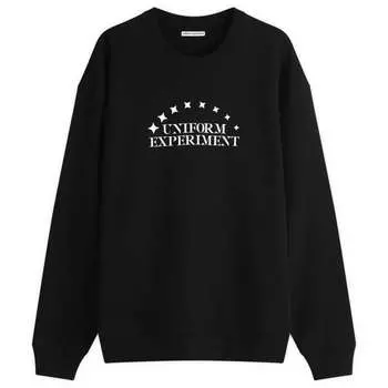Толстовка с трафаретным логотипом Uniform Experiment, черный