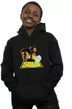 Толстовка с треугольными чашками Solo в стиле ретро Star Wars, черный