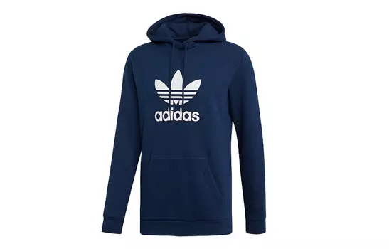 Толстовка с трилистником для мужчин Lake Blue Adidas Originals, цвет Lake Blue