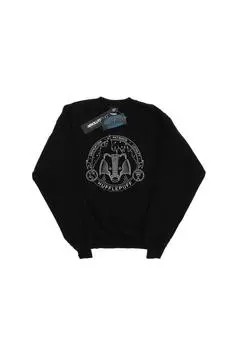 Толстовка с тюленем Хаффлпаффа Harry Potter, черный