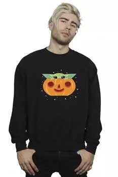 Толстовка с тыквой The Mandalorian Grogu Star Wars, черный