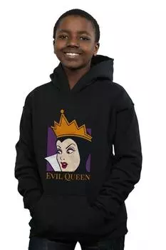 Толстовка с укороченной головой Evil Queen Disney, черный