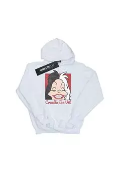 Толстовка с укороченной головой Круэллы Де Виль Disney, белый