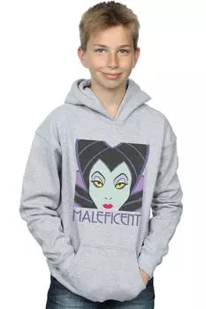 Толстовка с укороченной головой «Малефисента» Disney, серый
