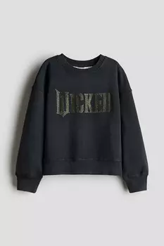 Толстовка с украшением H&M, мультиколор