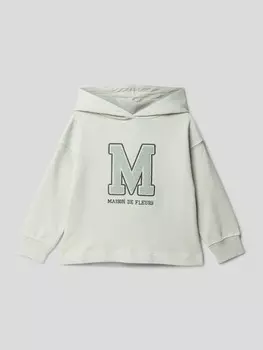 Толстовка с узорной строчкой, модель maison Mango, мятный