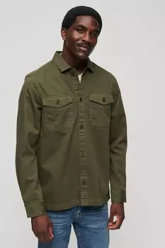 Толстовка с узором «елочка» Superdry, зеленый