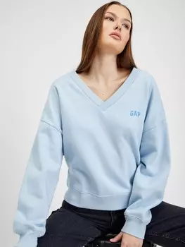 Толстовка с v-образным вырезом Gap, синий
