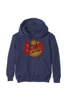 Толстовка с винтажным логотипом Diamond Dogs David Bowie, темно-синий