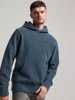 Толстовка с винтажным знаком Superdry, затмение темно-синий