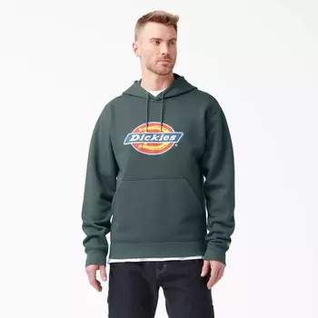 Толстовка с водоотталкивающим трехцветным логотипом Dickies, цвет Lincoln Green (Ln)