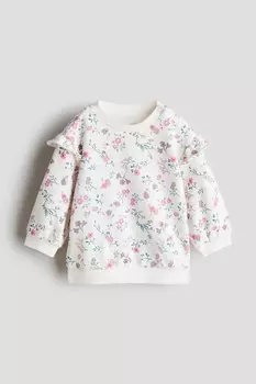 Толстовка с воланами H&M, мультиколор