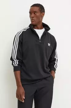 Толстовка с воронкообразным воротником Tracktop Adidas Originals, черный