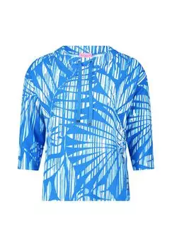 Толстовка с воротником BETTY BARCLAY, цвет Blau/wei_