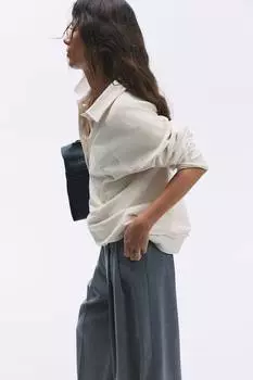 Толстовка с воротником H&M, бежевый