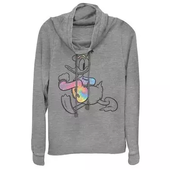 Толстовка с воротником-хомутом Disney Donald Duck Juniors Strut Tie-Dye Licensed Character