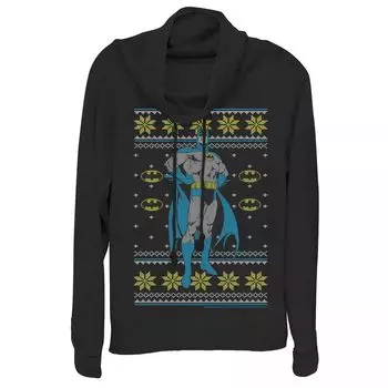 Толстовка с воротником-хомутом для юниоров Batman Proud Pose Licensed Character, черный
