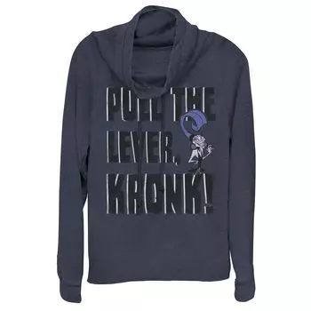 Толстовка с воротником-хомутом Pull The Lever Yzma от Disney's Emperor's New Groove Juniors Licensed Character, темно-синий