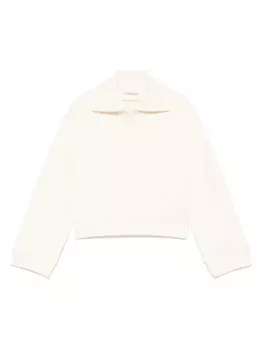 Толстовка с воротником-поло Closed, нейтральный