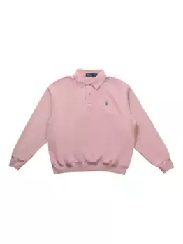Толстовка с воротником-поло POLO RALPH LAUREN, розовый