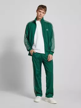 Толстовка с воротником-стойкой adidas Originals, темно-зеленый