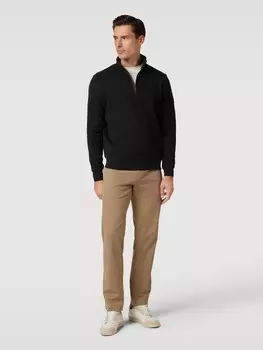 Толстовка с воротником стойкой bugatti, антрацит