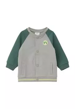 Толстовка с воротником-стойкой для младенцев и малышей S.Oliver, цвет 9114 Grey/ Black