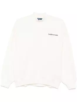 Толстовка с воротником-стойкой и логотипом Polo Ralph Lauren, белый