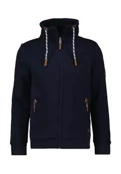 Толстовка с воротником-стойкой и завязкой на шнурке Ragman, синий