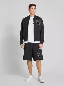 Толстовка с воротником-стойкой Versace Jeans Couture, черный