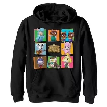 Толстовка с вставками для групповых снимков Animal Crossing для мальчиков 8–20 лет Licensed Character
