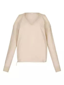 Толстовка с вырезами LIU JO, нейтральный