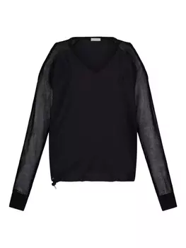 Толстовка с вырезом LIU JO, черный