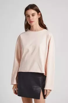 Толстовка с вырезом на спине Pepe Jeans London, розовый